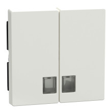 Merten 438519 Wippe für Serienschalter mit Symbolfenster, polarweiß glänzend, System M