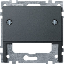 Merten 464614 Schrägauslass, anthrazit, System M