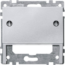 Merten 464660 Schrägauslass, aluminium, System M