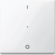 Merten 619319 Wippe für Tastermodul 1fach mit Aufdruck 1/0, polarweiß glänzend, System M