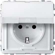Merten MEG2310-7219 Feuchtraum-Steckdose AQUADESIGN polarweiß
