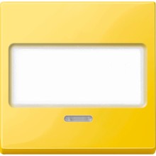 Merten MEG3370-0307 Wippe mit Schriftfeld und Kontrollfenster, gelb, System M