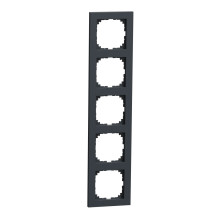 Merten MEG4050-3614 M-Pure-Rahmen, 5fach, anthrazit, M-Pure