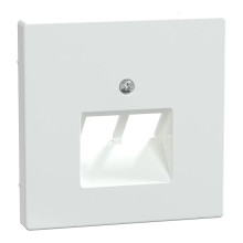 Merten MEG4522-6035 System Design Abdeckung UAE-Einsatz RJ45 2-fach lotosweiß glänzend