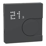 Merten MEG5779-6034 Connected Raumtemperaturregler-Modul, anthrazit, System Design, Works with Wiser, Zigbee, Wiser Home