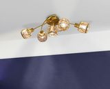 Näve LED Spotleuchte JOSEFA 61x36cm 200W Warmweiss gold 1281058