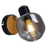 Näve E14 Deckenleuchte FUMOSO 14x10cm schwarz 1350022