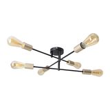 Näve E27 Deckenleuchte MODO Ø54,5cm schwarz 1365722