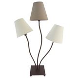 Näve E14 Tischleuchte BOHO 16x41cm beige 3094811