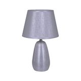 Näve E14 Tischleuchte SIMPLY CERAMICS 10x10cm silber 3150359