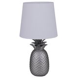 Näve E14 Tischleuchte ANANAS Ø23cm silber 3150659