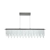 Näve LED Pendelleuchte DIAMONDS 120x12cm 34W Steuerbare Lichtfarbe chrome dimmbar Nachtlicht 6093242