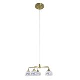 Näve Pendelleuchte VARNA Ø50cm Warmweiss messing 7089945