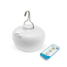 NewGarden CHERRY LED tragbare Hängeleuchte weiss, Akku, Fernbedienung Innen & Außen IP54