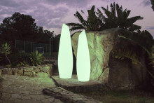 NewGarden FREDO 140 LED Outdoor Stehleuchte 140cm + RGB, Akku, Fernbedienung Innen & Außen IP65