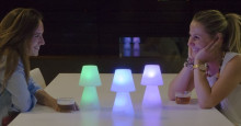 NewGarden LOLA 20 LED Tischleuchte RGB für 3 AAA Batterien