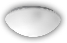 Niermann 2x E27 Nurglasleuchte satiniert Klarrand, 35cm, Made in EU