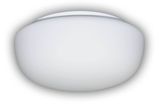 Niermann LED 40W Nurglasleuchte Opal matt, Retro , 20cm, Made in EU