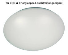 Niermann Deckenleuchte E27 36cm IP44 Opalweiß