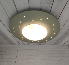 Niermann Starlight LED Deckenleuchte E27 Salbeigrün Made in Germany
