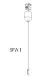 Nordic Global Trac Abhängeset Seil mit M6 + Deckenbefestigung SPW1-3/1,5M weiss