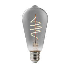 Nordlux 2280022747 SmartE27 ST64 LED E27 Leuchtmittel 4,7W Dimmbar Extra-warmweiss Rauchfarben