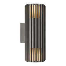 Nordlux Aludra Double Wandleuchte 2xE27 IP54 Seaside Anthrazit 2418121250 5704924022128