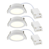 Nordlux 2510400101 Olea 3-Kit LED Einbaustrahler 4,4W Warmweiss Weiss IP65