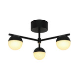Nordlux 2512096003 CONTINA G9 Deckenleuchte Dimmbar Schwarz