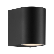 Nordlux 2518001003 Dion Single GU10 Wandleuchte Dimmbar Schwarz IP44