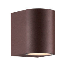 Nordlux 2518001009 Dion Single GU10 Wandleuchte Dimmbar Rost IP44