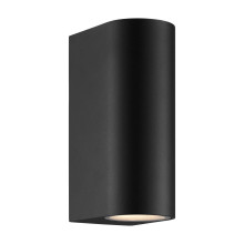 Nordlux 2518021003 Dion Double GU10 Wandleuchte Dimmbar Schwarz IP44