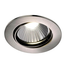 Nordlux FREMONT LED Einbauleuchte Gebürsteter Stahl 5.5W dimmbar 345Lm 4000K neutralweiss