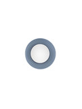 Nova Luce Wandleuchte Orbique G9 Graublau Opal Glas Keramik Ø16cm 9009213
