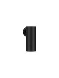 Nova Luce Wandleuchte Mor schwenkbar GU10 Schwarz Aluminium Ø4cm 9011460
