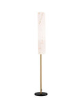 Nova Luce LED Stehleuchte Aider 23W warmweiss 3000K Messinggold Stahl Aluminium 160cm 9019747
