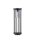 Nova Luce Wegeleuchte Elysium E27 IP65 salzwasserfest Schwarz Aluminium 50cm 9030153