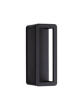 Nova Luce LED Außen-Wandleuchte Cosmic 9W warmweiss 3000K IP65 Schwarz Aluminium 23x12,5cm 9030592