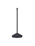 Nova Luce Standfuß für Akku-Tischleuchte Lumo dimmbar USB IP54 Schwarz Aluminium Ø12cm 9030617