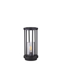 Nova Luce Wegeleuchte Elysium E27 IP65 salzwasserfest Schwarz Aluminium 35cm 9030628