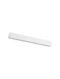 Nova Luce LED Außen-Wandleuchte Path 11W warmweiss 3000K IP65 salzwasserfest Weiß Aluminium 50x6cm 9030708