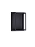 Nova Luce LED Außen-Wandleuchte Prive 17W warmweiss 3000K IP65 Schwarz Aluminium 25x17cm 9030753