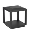 Nova Luce LED Sockelleuchte Prive 15W warmweiss 3000K IP65 Schwarz Aluminium 26cm 9030754