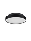 Nova Luce LED Außen-Deckenleuchte Sky 15W warmweiss 3000K IP65 salzwasserfest Schwarz Aluminium Ø30cm 9030823
