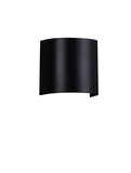 Nova Luce Außen-Wandleuchte York GU10 IP65 salzwasserfest Schwarz Aluminium 11x11cm 9030832