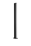 Nova Luce LED Wegeleuchte Sasso 22W warmweiss 3000K IP54 salzwasserfest Anthrazit Aluminium 120cm 9030855