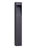 Nova Luce LED Wegeleuchte Maddi 7W warmweiss 3000K IP65 salzwasserfest Schwarz Aluminium 60cm 9030905