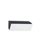 Nova Luce LED Außen-Wandleuchte Keen 20W warmweiss 3000K IP65 salzwasserfest Anthrazit Aluminium 30x18cm 9030945