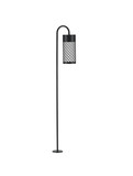 Nova Luce LED Wegeleuchte Motley 9W warmweiss 3000K IP65 salzwasserfest Schwarz Aluminium 100cm 9060230