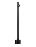 Nova Luce LED Wegeleuchte Lord drehbar 4W warmweiss 3000K IP65 salzwasserfest Schwarz Aluminium 60cm 9060247